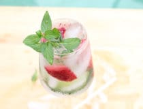 Strawberry Cucumber Water Recipe