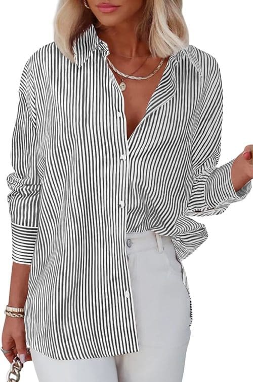 Spring Styles for Women Striped blouse