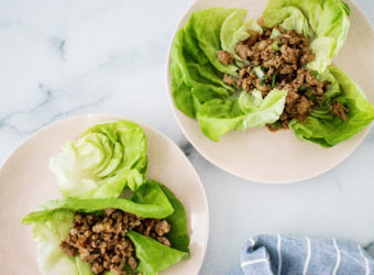 PF Chang's Chicken Lettuce Wraps Copycat Recipe Plated