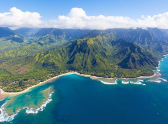 kauai aerial view