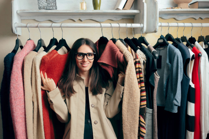 Women Streamlining Wardrobe