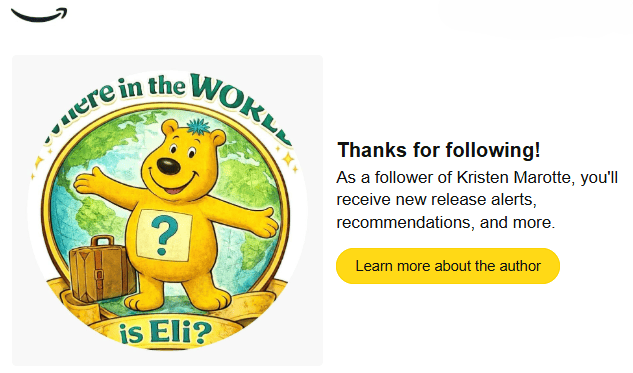 Where in the World is Eli Kristen Marotte Author Box